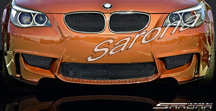 Custom BMW 5 Series  Sedan Front Bumper (2004 - 2010) - $790.00 (Part #BM-050-FB)
